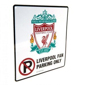 Liverpool FC No Parking Sign / White